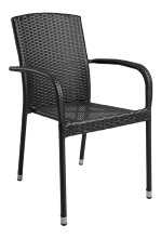 Havestol Lissabon rattan/metal sort - Sunlife